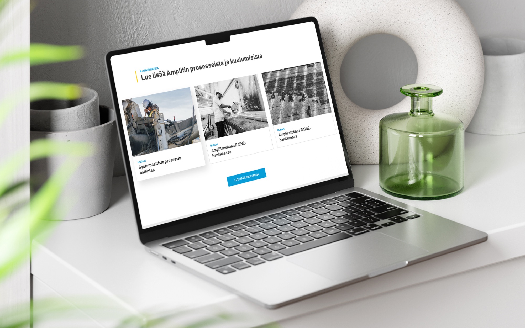 Amplit website employee stories and visuals