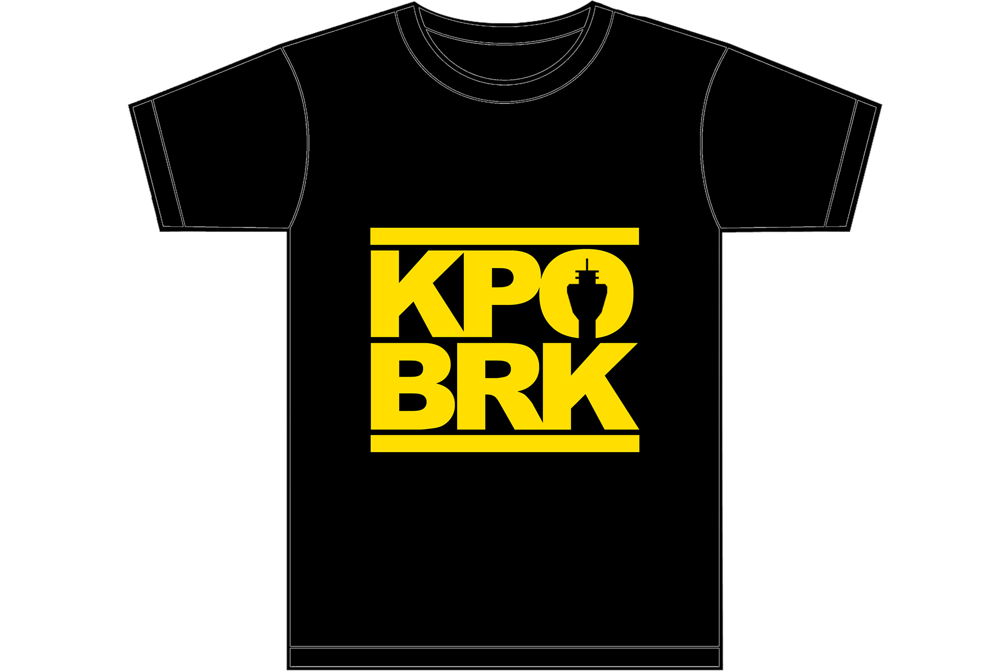 KPO Breaks event T-shirt design.